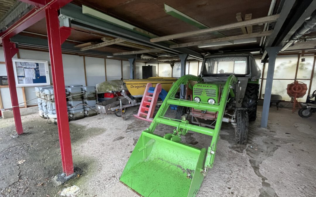 Das Vereinsheim ist winterfest.